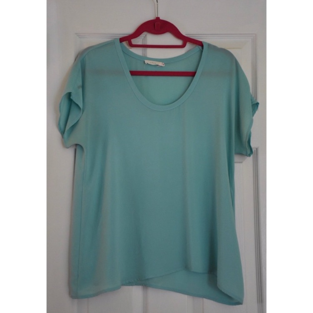 Teal shirt